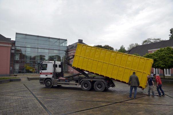 Transport in die Ludwiggalerie