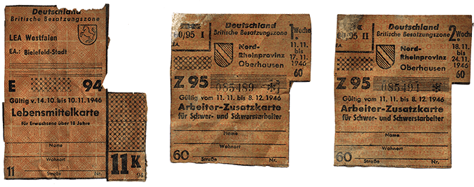 Lebensmittelkarten