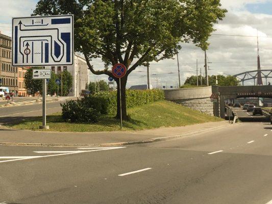 road signs - Riga, Latvia